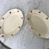 Duo of raviers Digoin Sarreguemines years 40-50