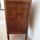 Art Deco chest of drawers - 4 drawers - locks - checkered wood veneer top - 50s