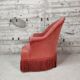 Pink toad armchair