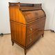 Bureau à abattant Biedermeier en placage de cerisier et en laiton, 1820