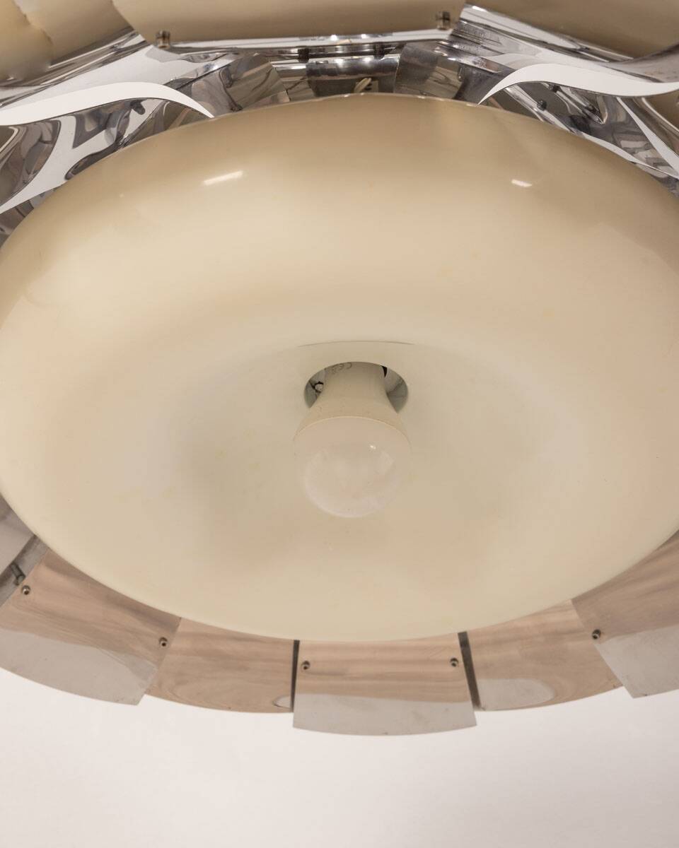 70s vintage chandelier mod. "Pamela" Design E. Arcelli for Tronconi