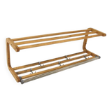 Scandinavian beech coat rack, Sweden, 1950