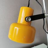 Vintage yellow metal desk lamp 70s