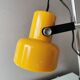 Vintage yellow metal desk lamp 70s