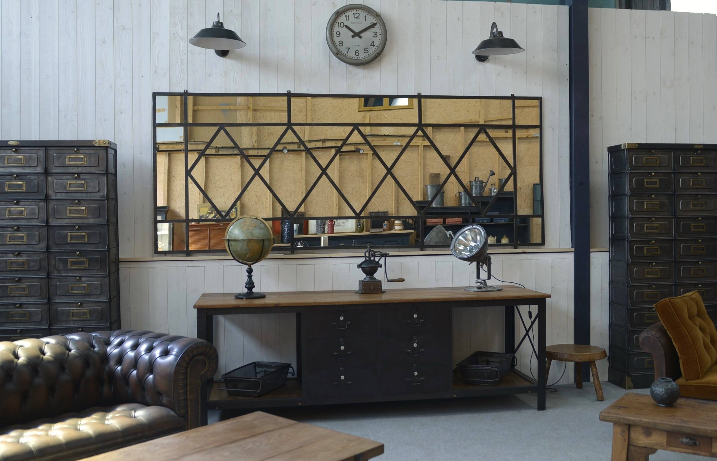 Large industrial mirror from the 1960s.