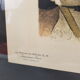 Old lithograph framed 7th exhibition