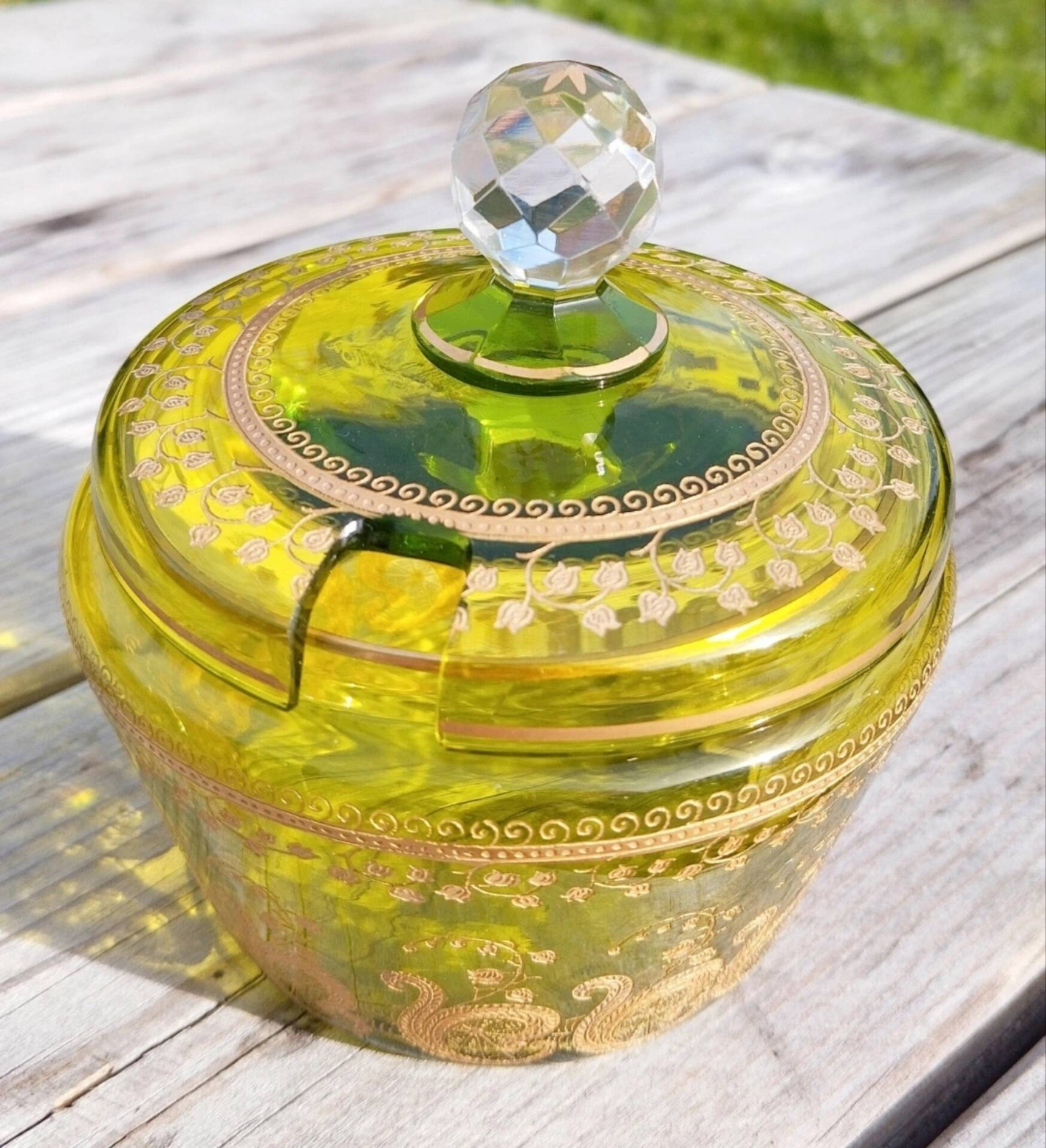 Moutardier Confiturier Liberty Cristal Saint Louis
