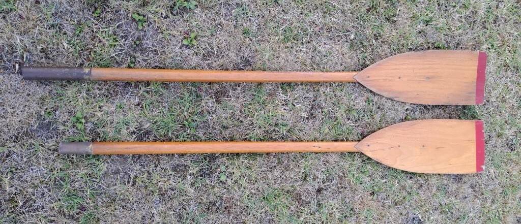 Vintage oars/paddles