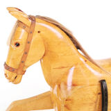 Vintage english handmade childs rocking horse