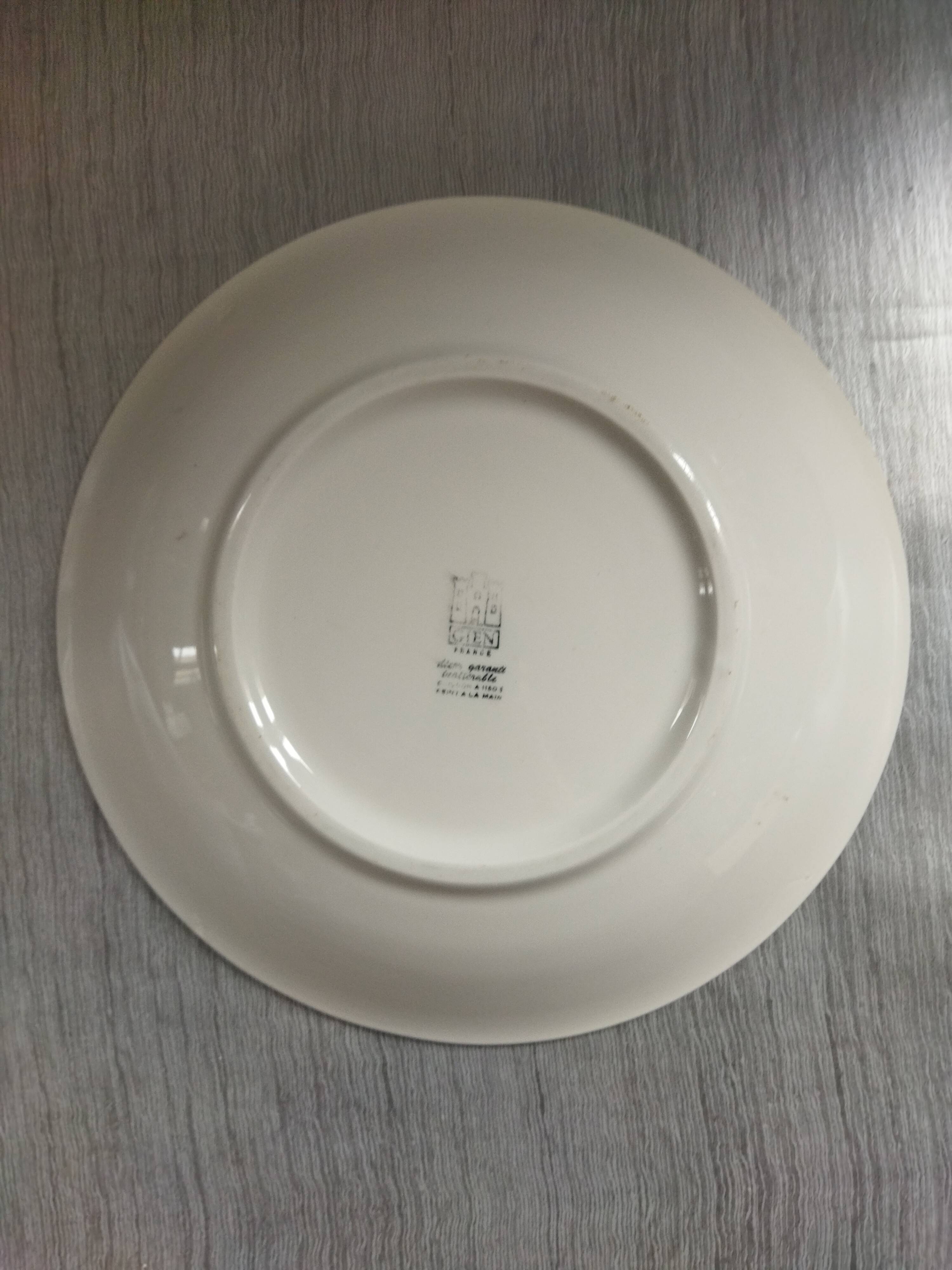 Vintage 1970s Orange Flower Gien Cup