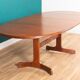 Retro Teak 1960s Mid Century Dining Table & 6 Chairs By G Plan Victor Wilkins