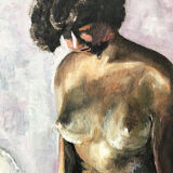 "Naked" oil painting