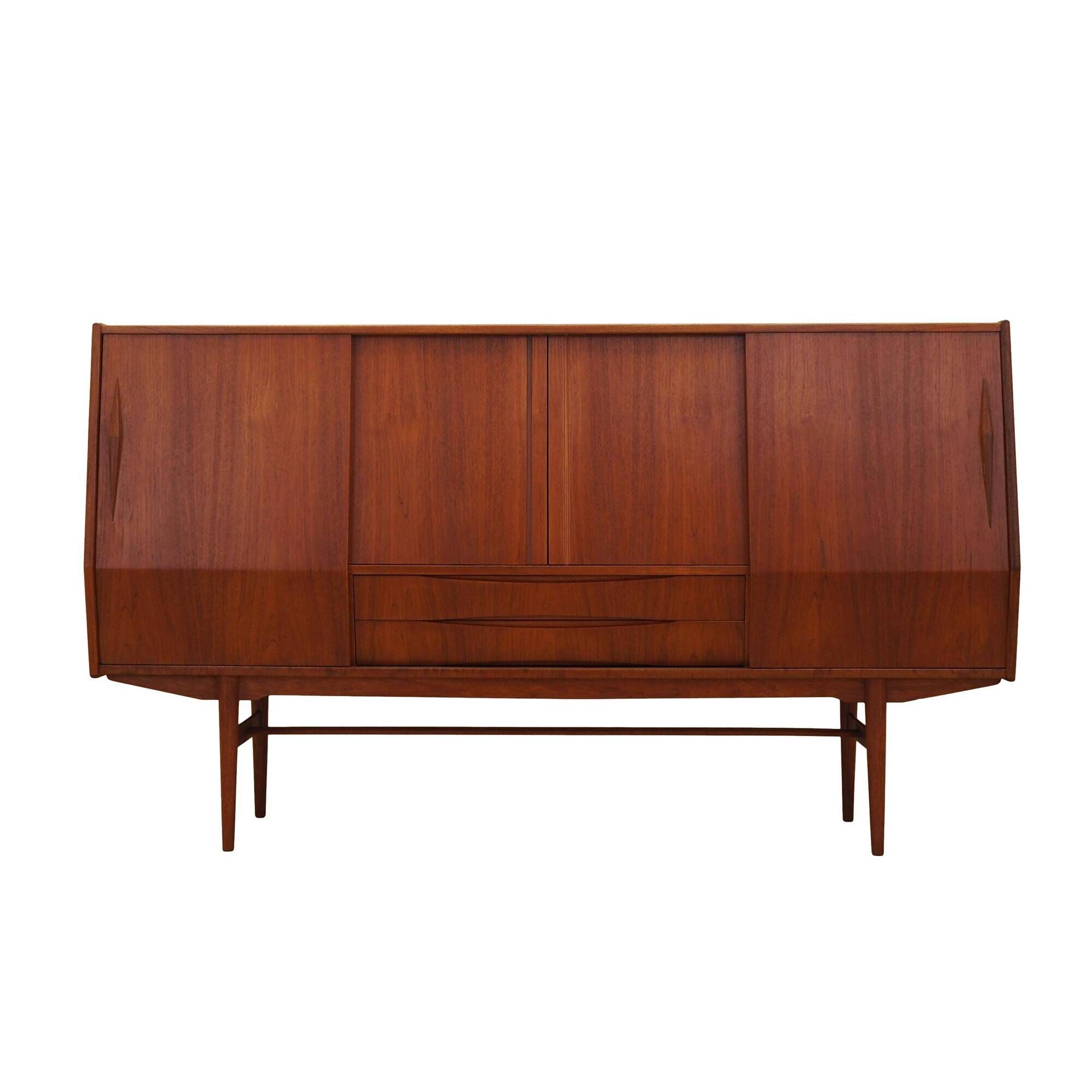 Teak highboard, Danish design, 1960s, made in Denmark