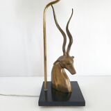 Vintage antelope lamp 1970