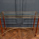 Console Lancel 4 feet 1 tray marbled columns gilded metal