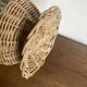 Lampe en osier Provence 1960s