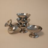 Set of 5 stainless steel cups