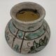 J. MASSIER, Vallauris - Antique enamelled stoneware vase - 1930s-1940s