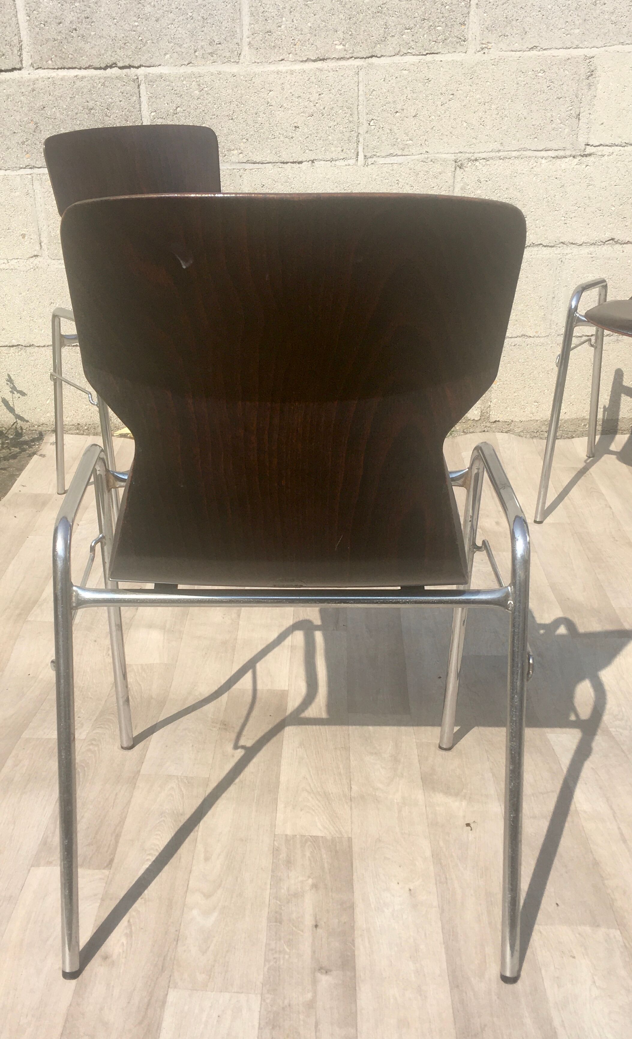 Set of 4 Vintage Chairs OBO Eromes