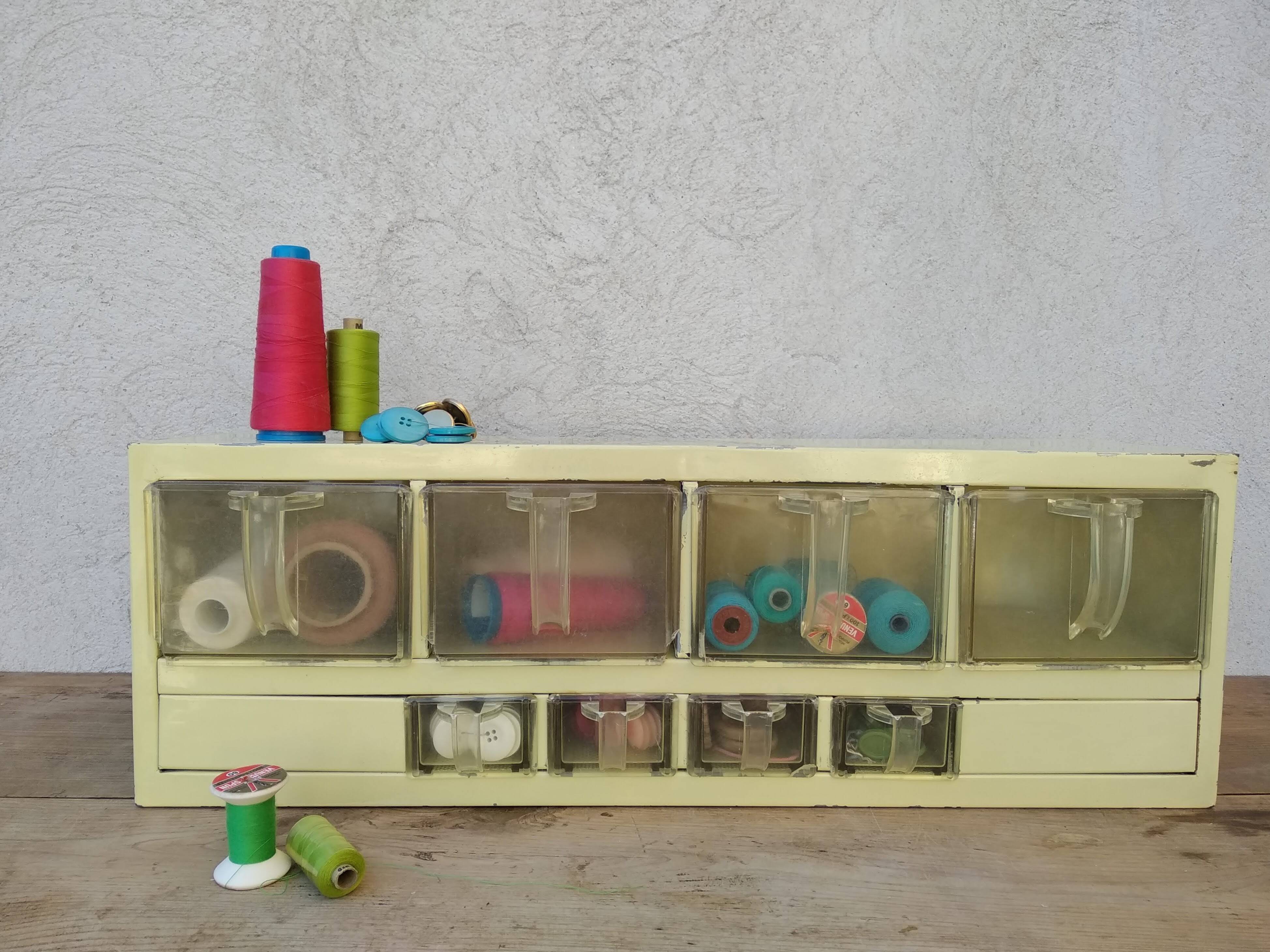 Storage unit with lockers brand PlexiBronze - 1950s