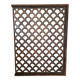 Art deco walnut claustra