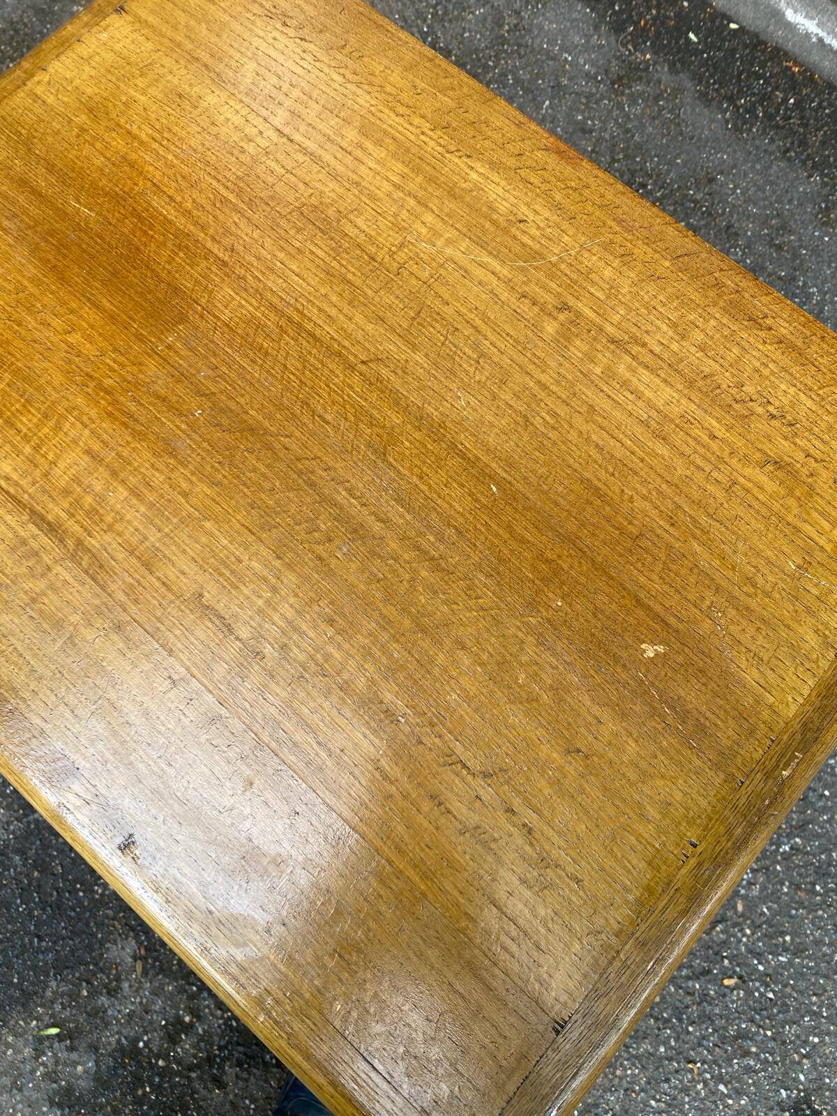 Louis Philippe confiturier in light oak from the 1970s.