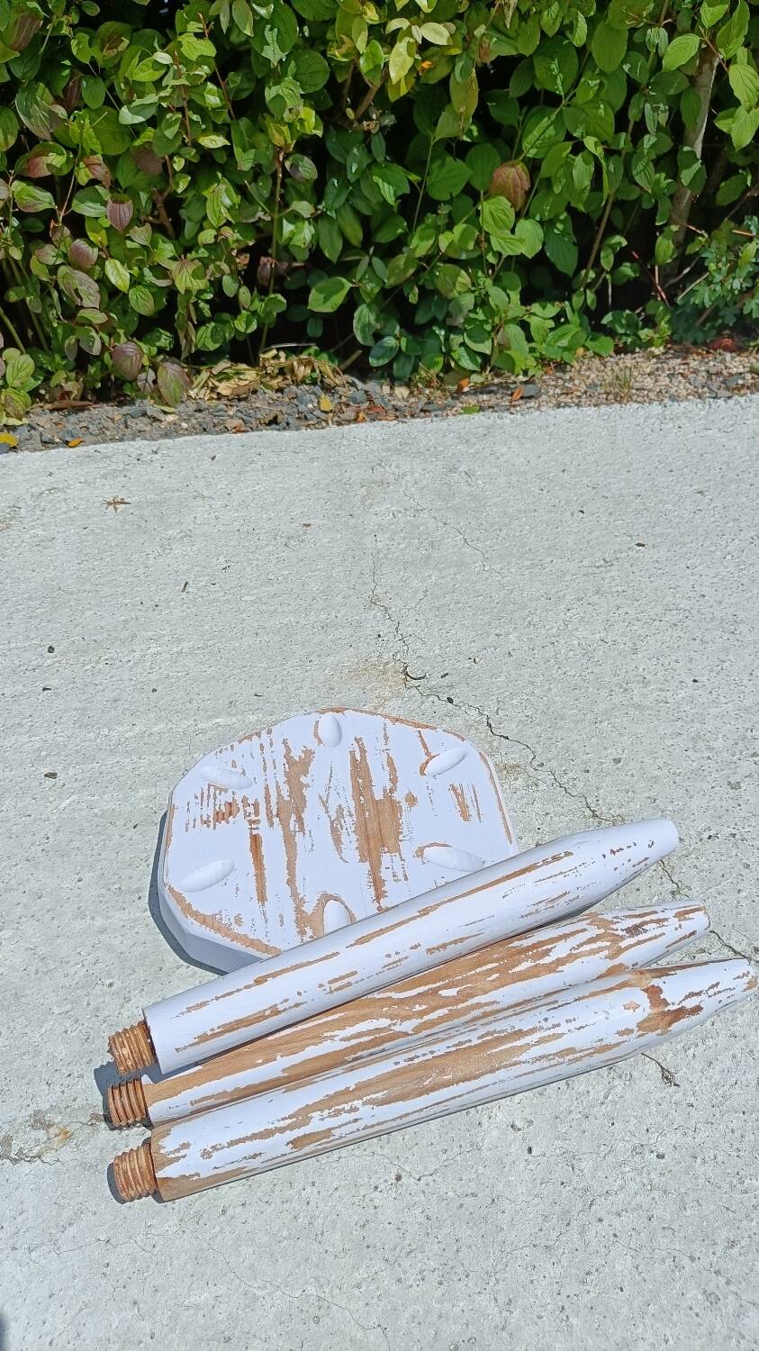 Vintage tripod stool