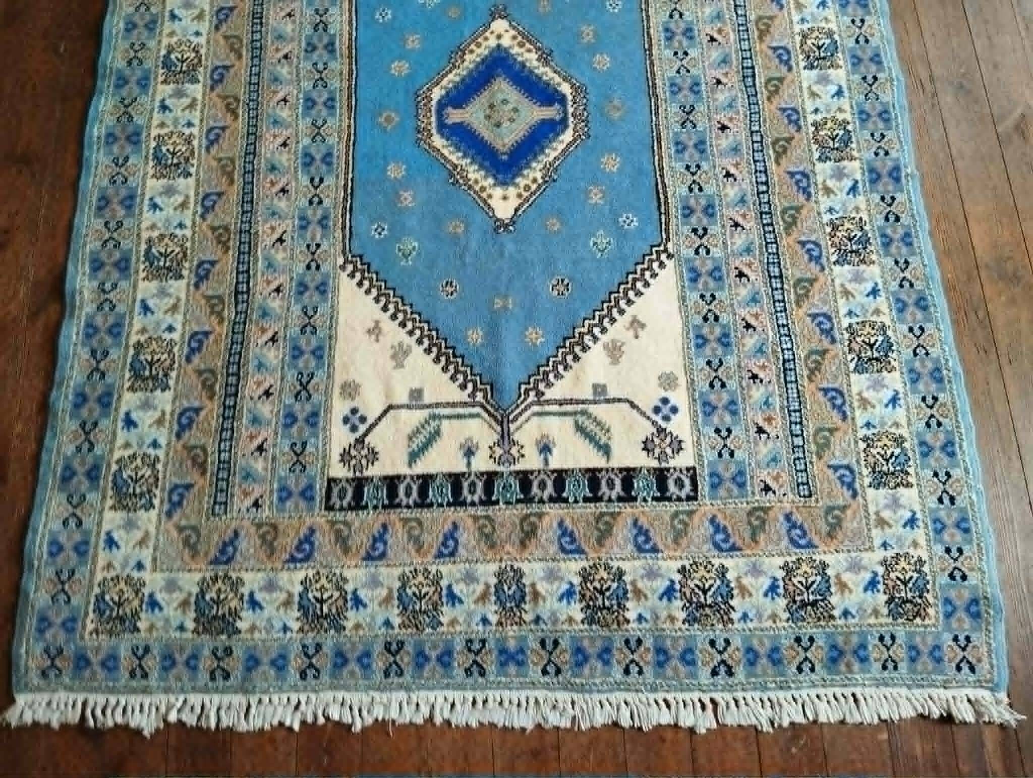 Handmade Berber Carpet Fes 245x178cm