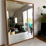 Miroir biseauté cadre doré 54x72cm