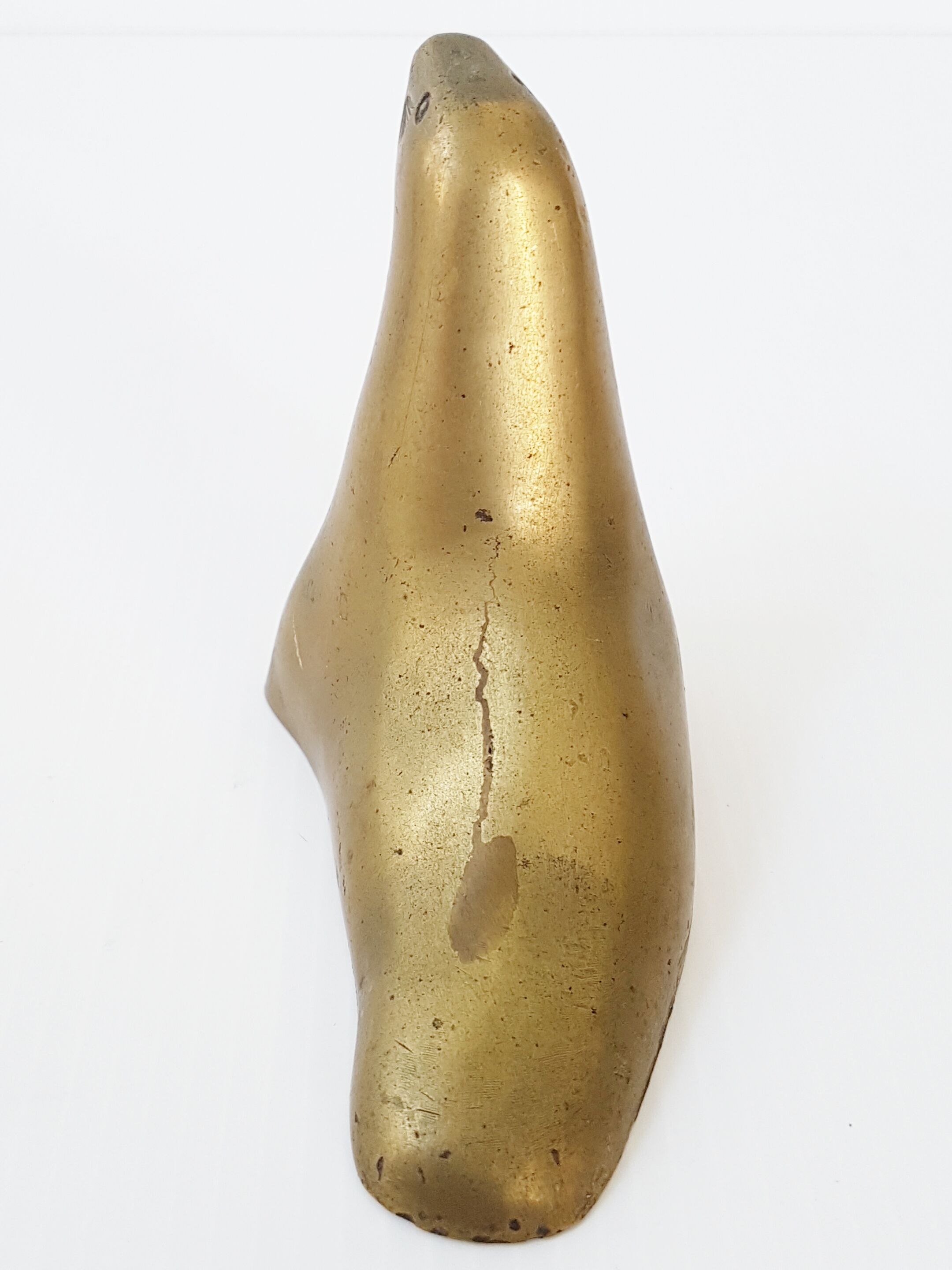 Gilt bronze sea lion 1970