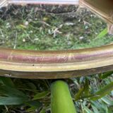 Antique gilded wood mirror
