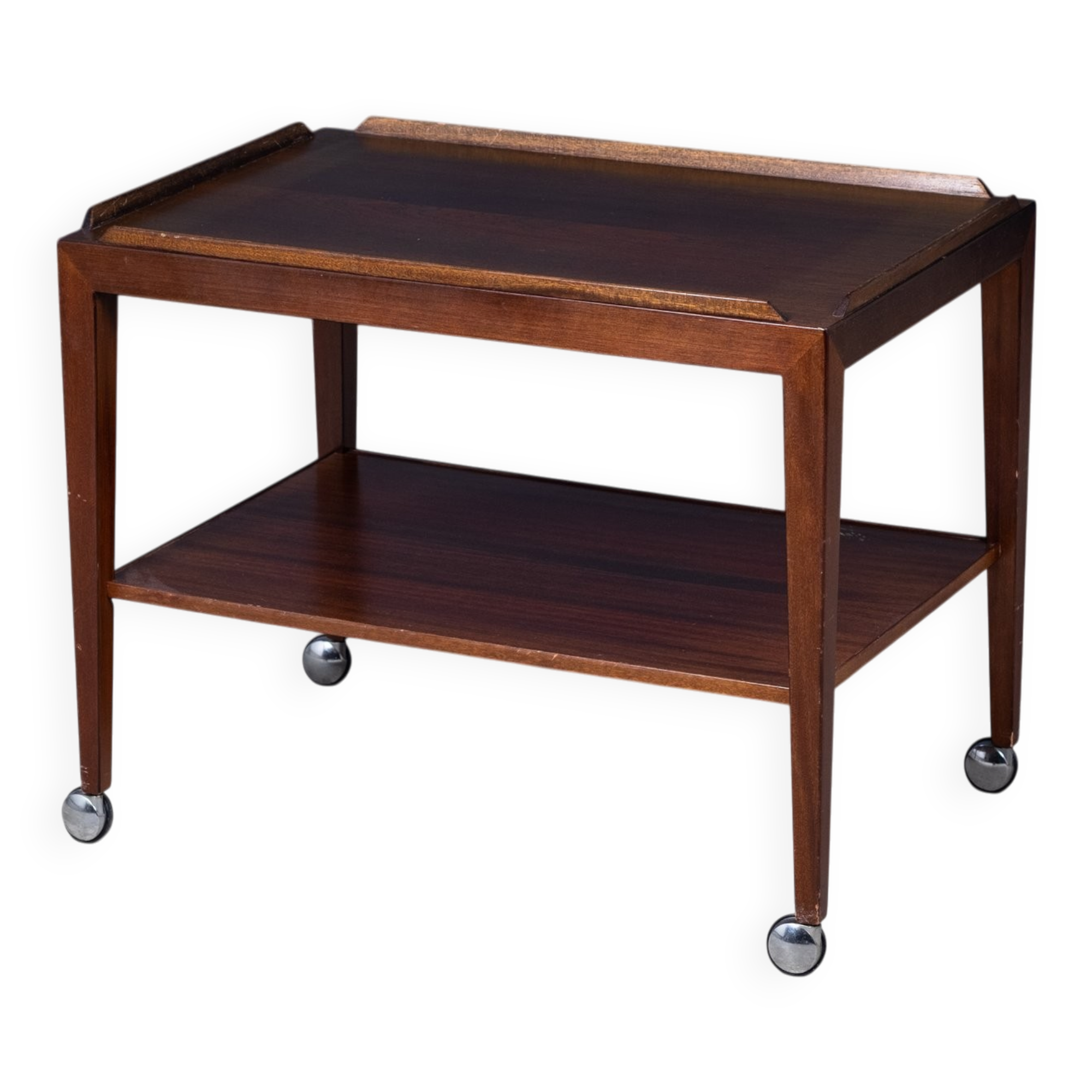 Serving Cart by Severin Hansen for Haslev Møbelfabrik, 1950s