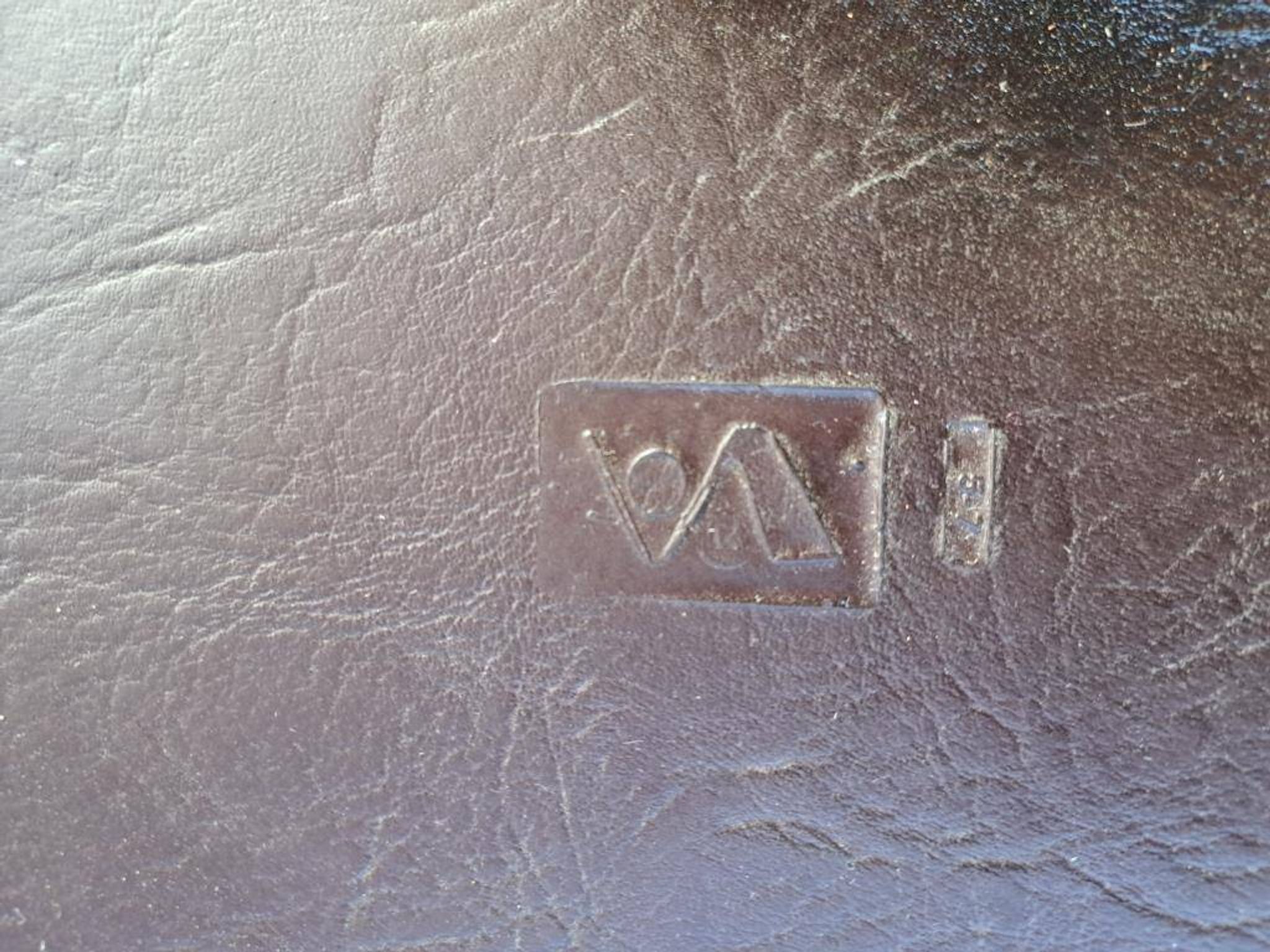 Metal and imitation leather sled-style office chair, 1970s