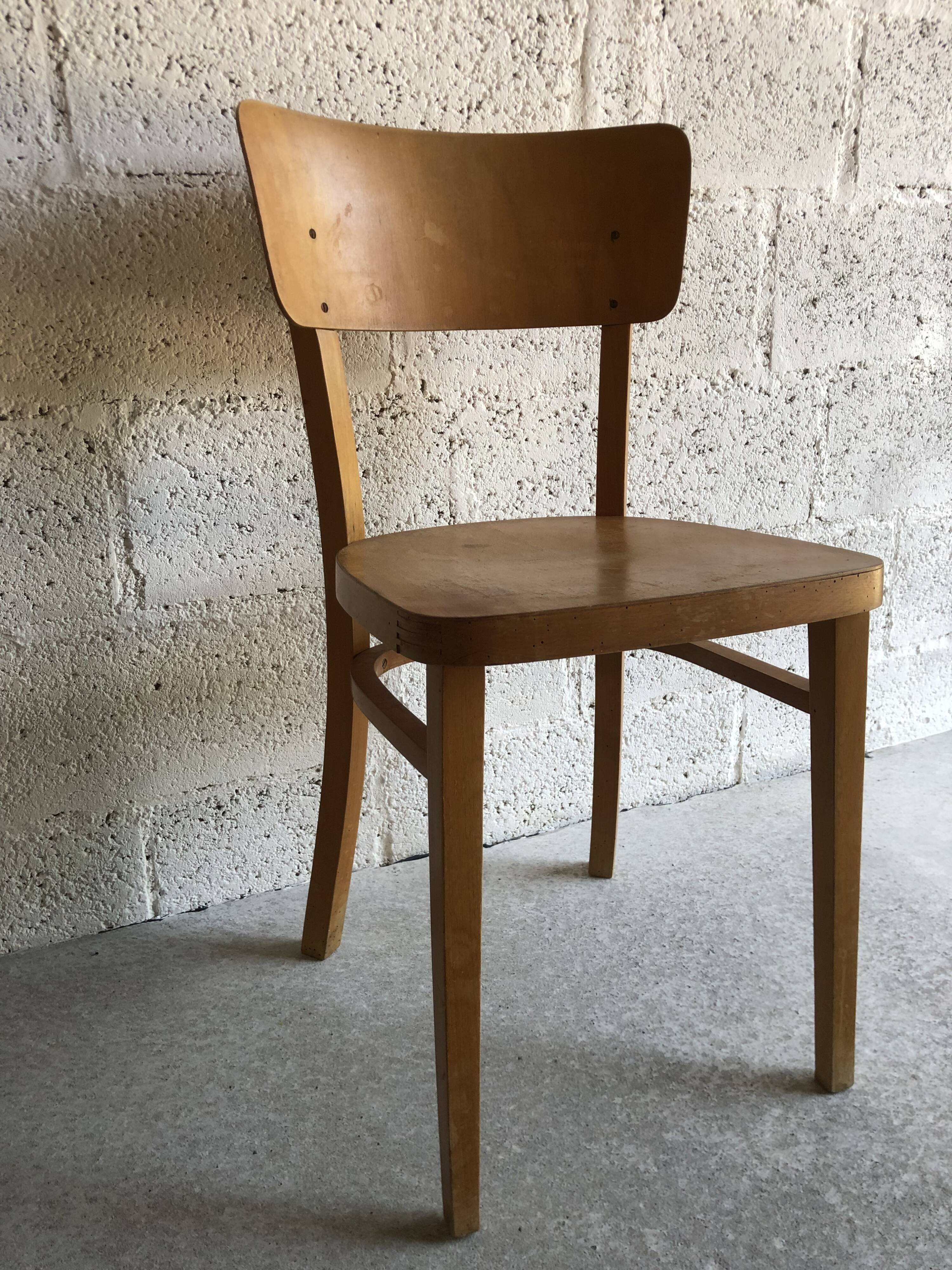 3 chaises bistrot Thonet