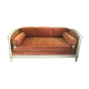 Sofa bed wood and velvet