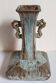 Chinese bottle soliflore vase with flambé enamel