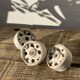 3 electric switches ceramic 20-30s vintage white