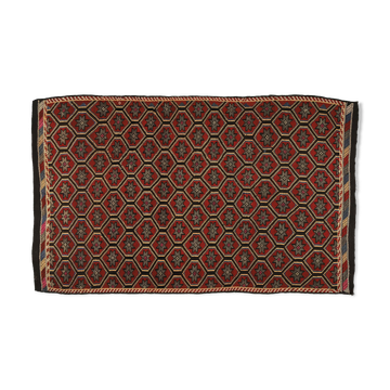 Anatolian handmade kilim rug 284 cm x 176 cm