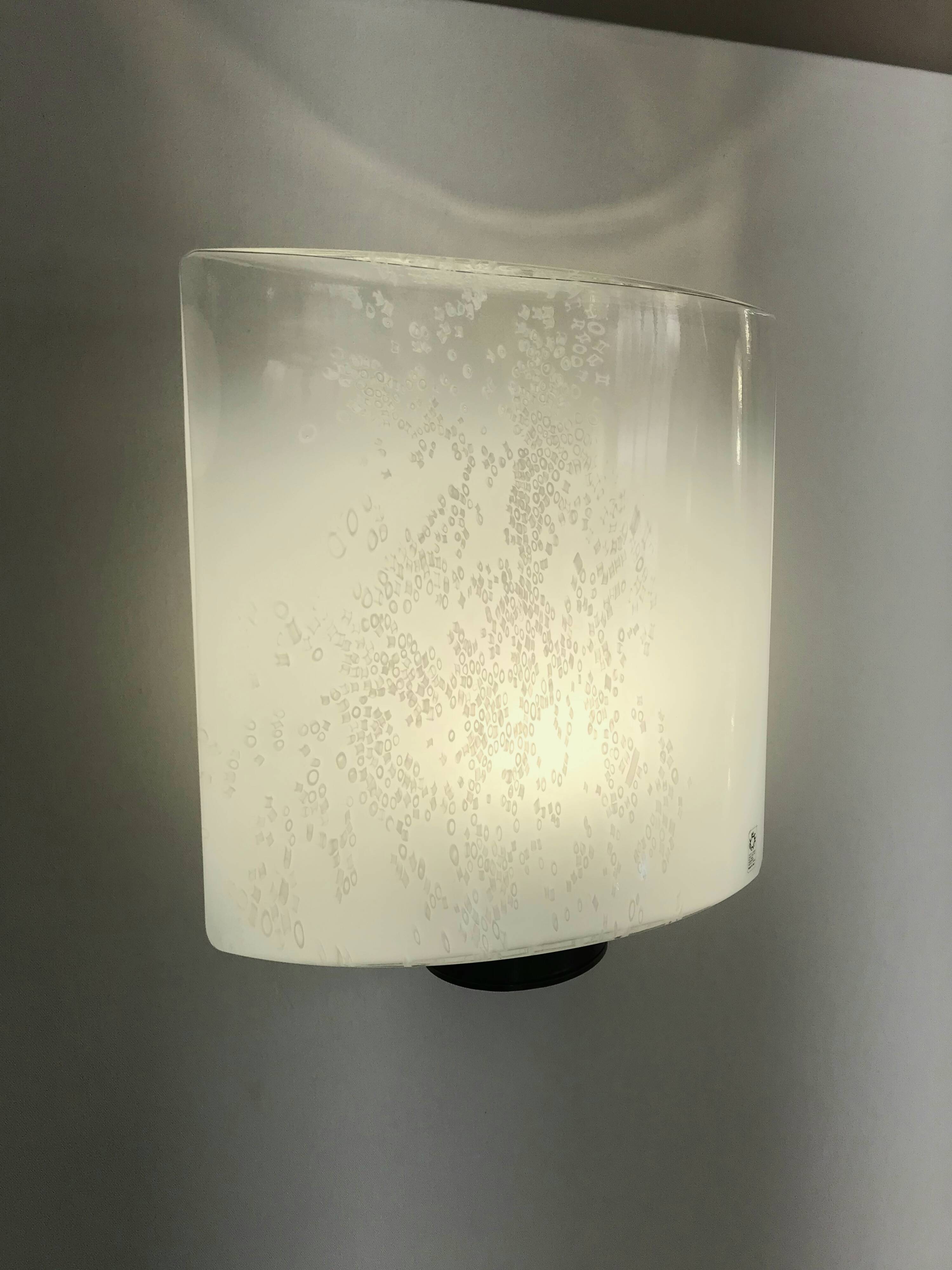 Idra wall lamp, Rosanna Toso, Leucos, 1982