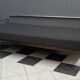 Méridienne / canapé Bauhaus chromé et noir par Hynek Gottwald