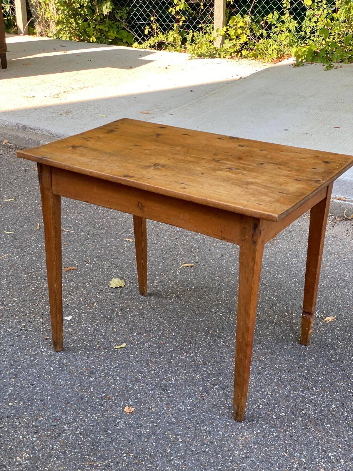 Vintage solid wood office table