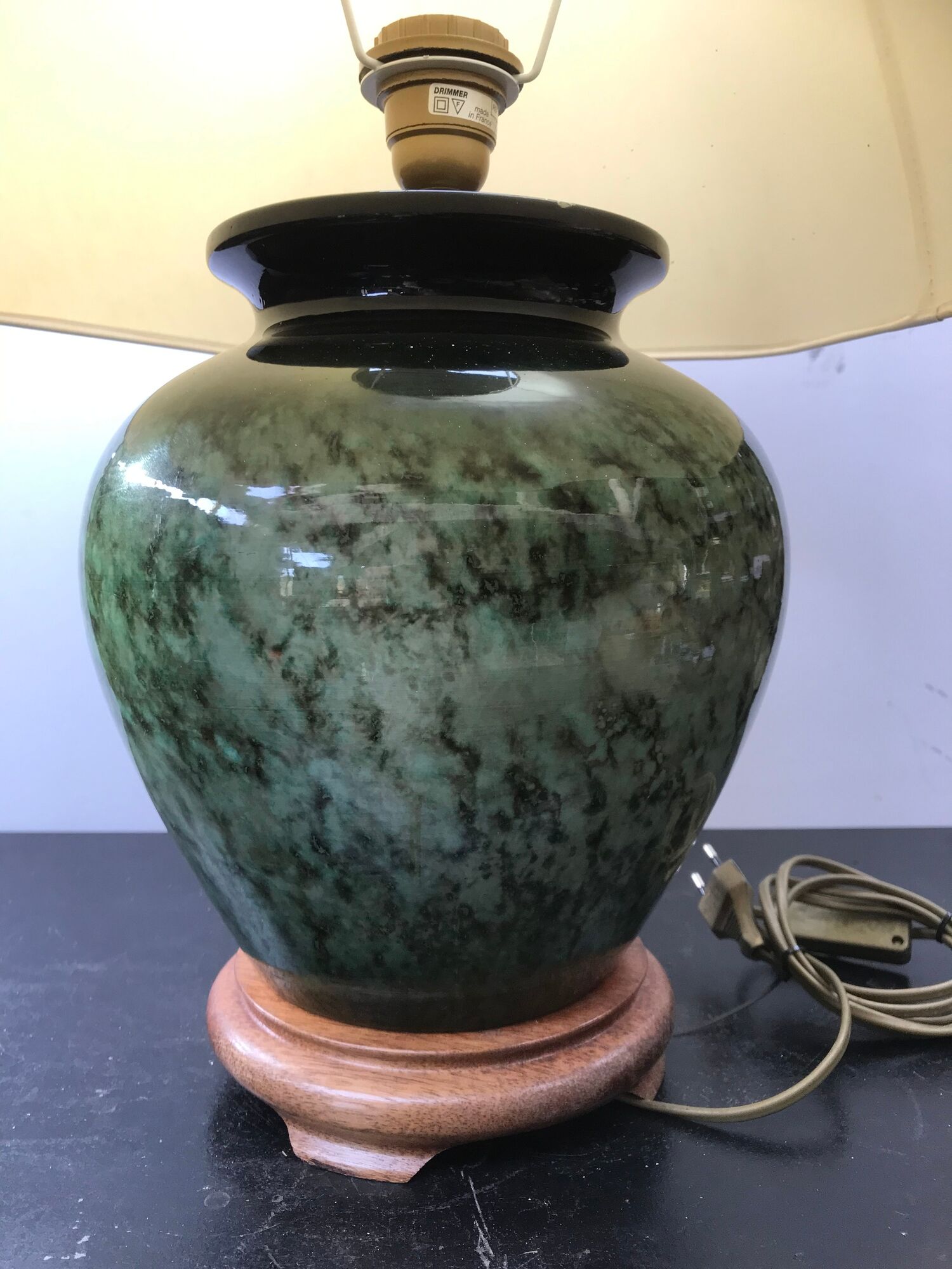 Drimmer green ceramics decor flowers