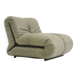 Pagru leather lounge chairs Claudio Vagnoni 1P Italy 1971