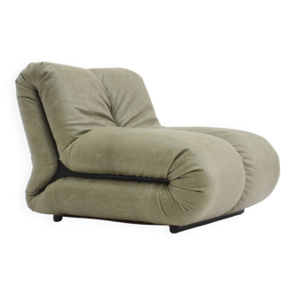 Pagru leather lounge chairs Claudio Vagnoni 1P Italy 1971