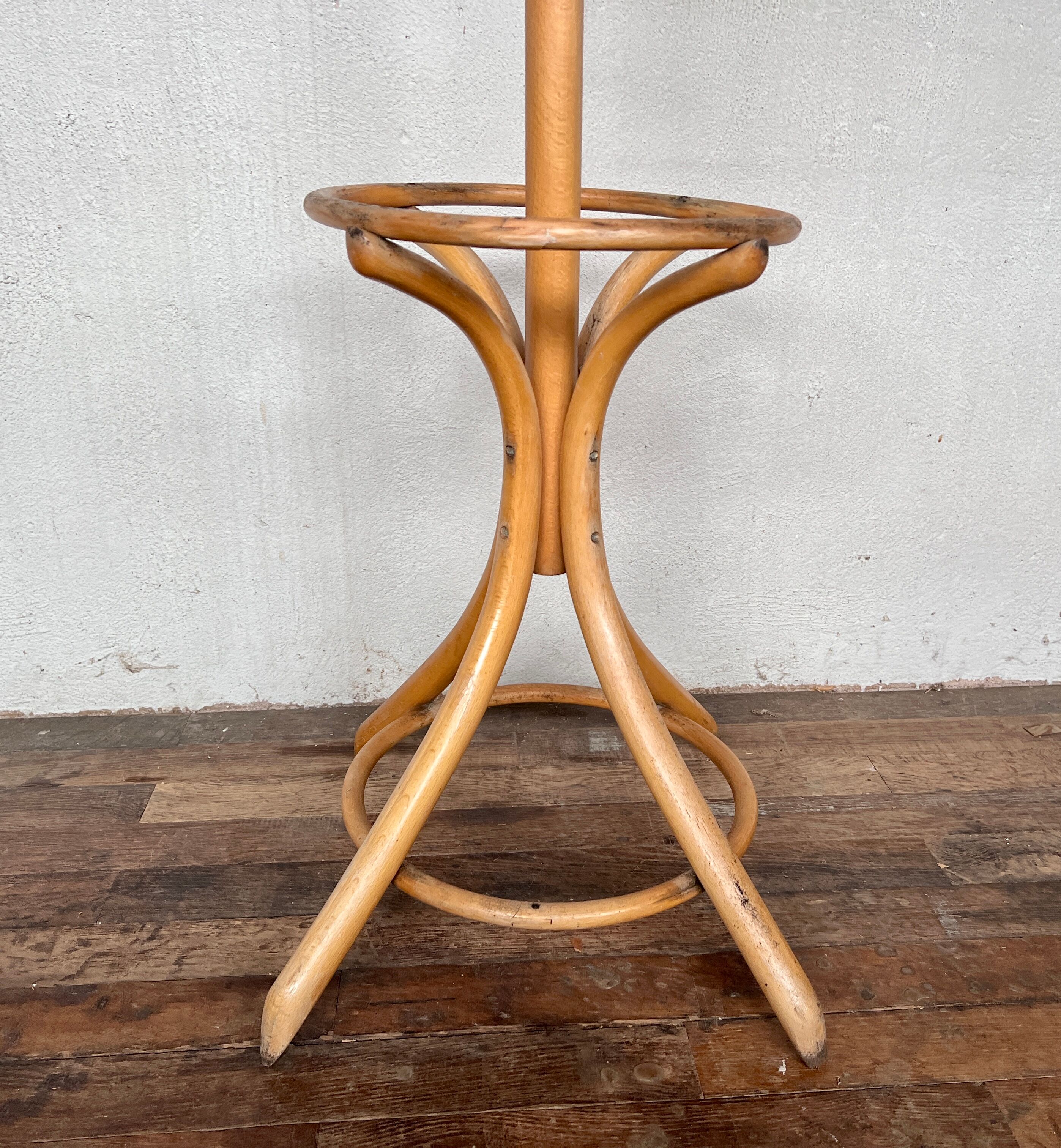 Porte chapeau porte manteau bistrot perroquet vintage rétro