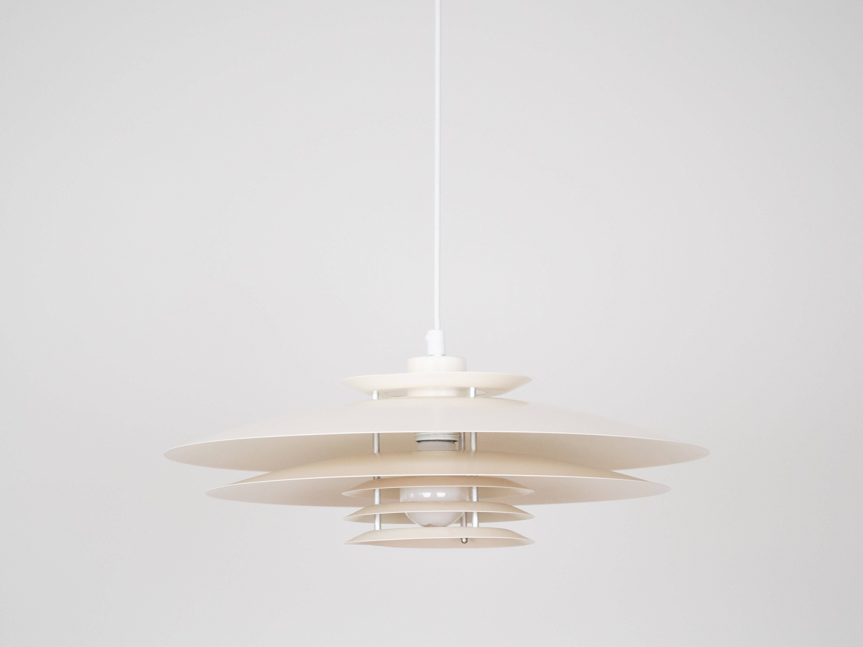 Danish vintage pendant lamp Galax, 1980s