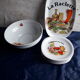 Lourioux porcelain raclette service created by Philippe Deshoulières