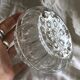 Glass vase for flower head