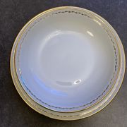 12 assiettes plates en porcelaine de Chartres sur Cher, Tiffonnet et Cie