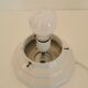 White Art Deco table lamp